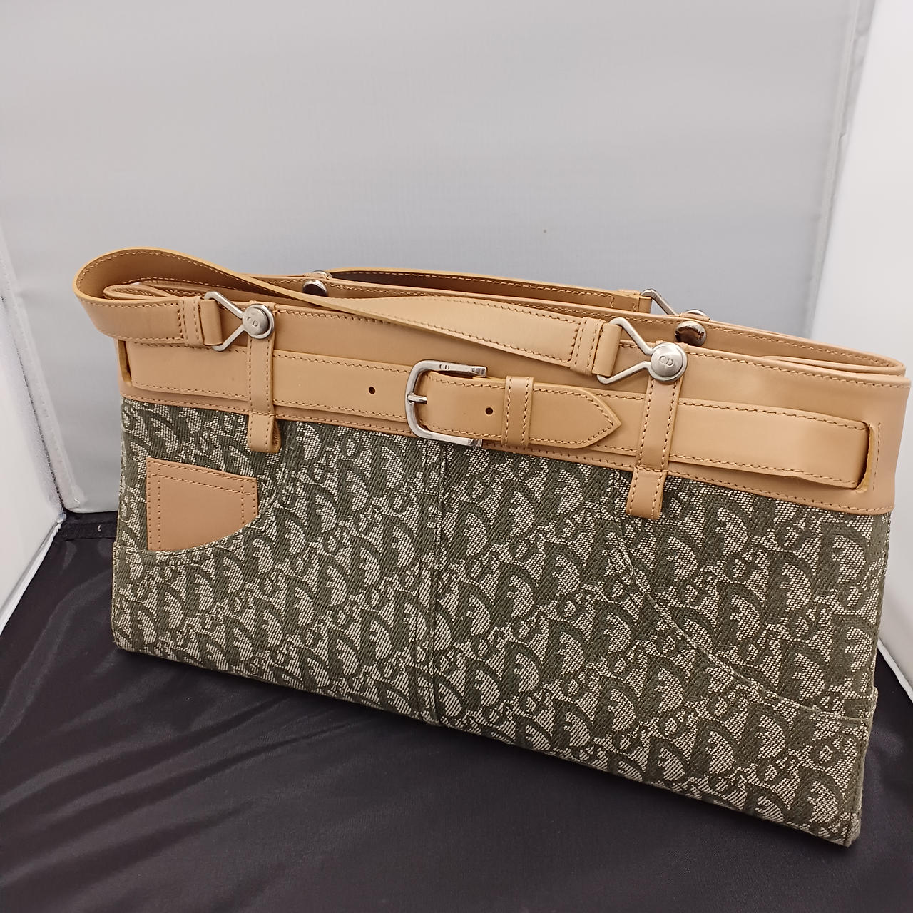 Christian Dior ロゴ　トロッター　カジュアルパンツ　ブラウン Christian Dior クリスチャン ディオール トロッター