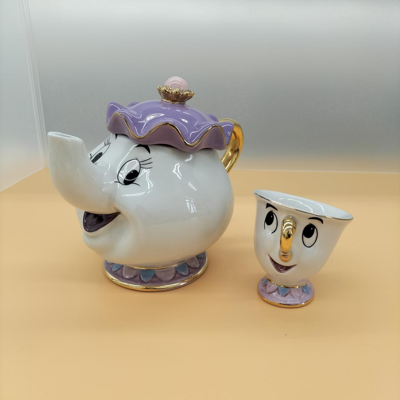 DISNEY|美女と野獣ポット夫人&チップティーセット|【ハードオフ公式