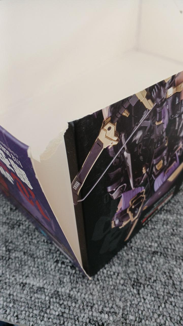 箱、１ヶ所角破れあり。