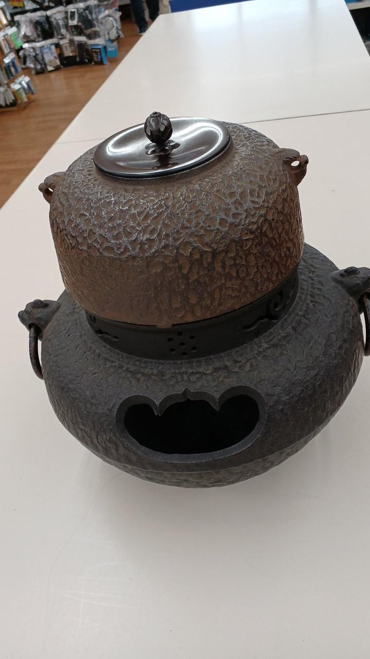 不明|茶釜と風炉|HARDOFFオフモール（オフモ）|2032260000109794