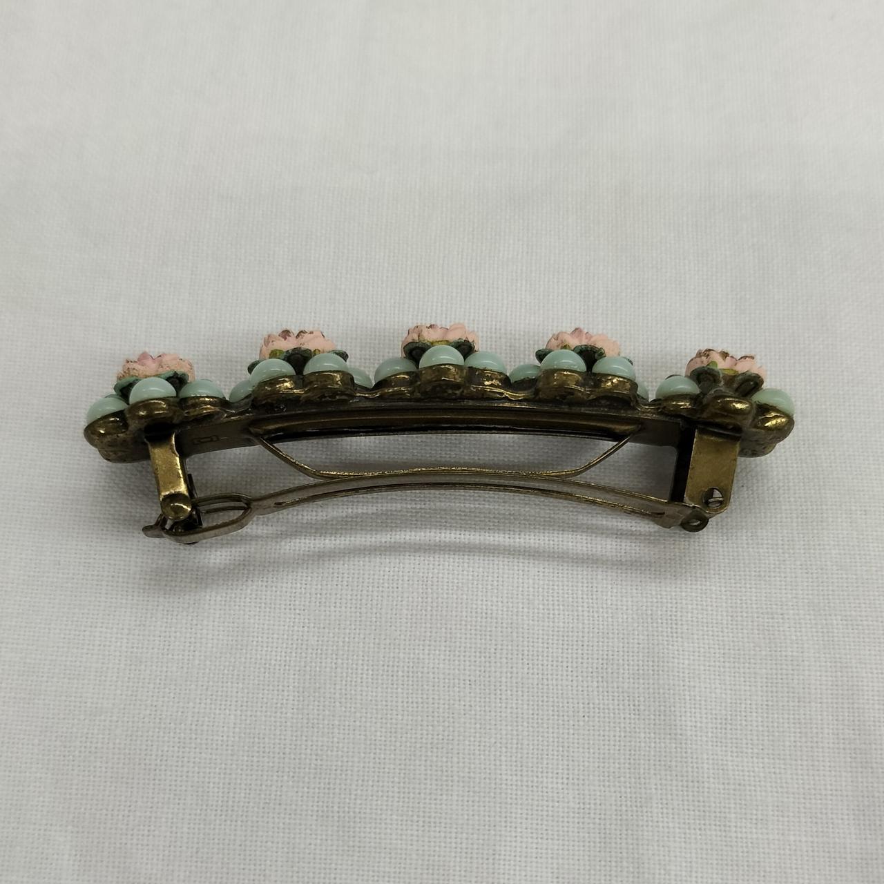 試着のみ　ミハエルネグリン✩Michal Negrin✩バレッタ 美品】Michal Negrin ミハエルネグリン パール レースバレッタ