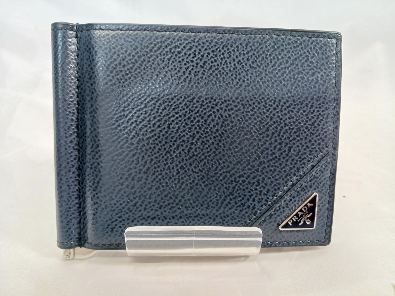 美品　PRADA プラダ　マネークリップ　カードケース 紙袋付き ☆値下げ☆PRADA☆プラダ☆マネークリップ付きカードケース