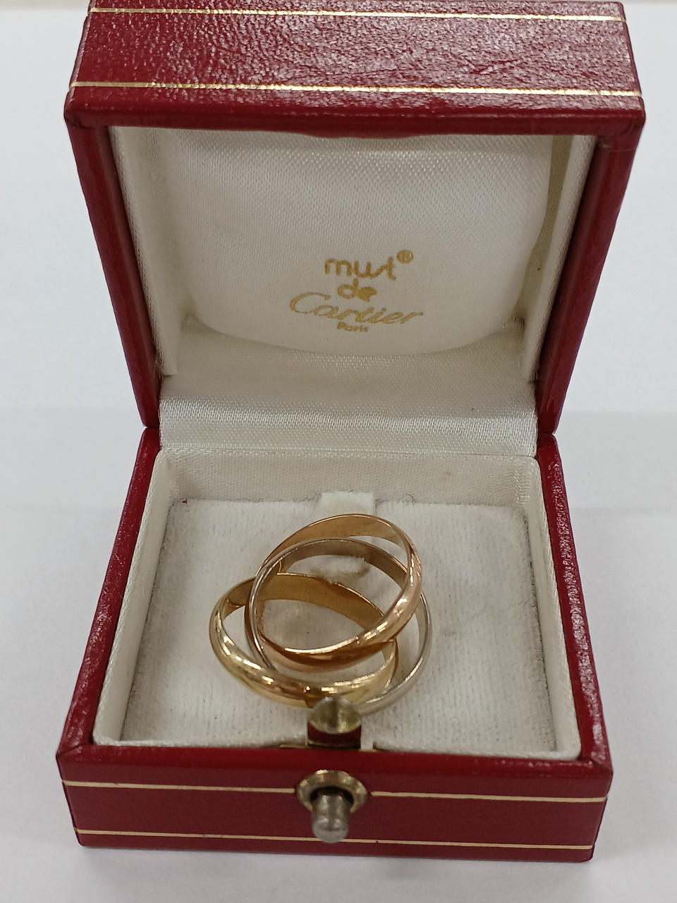 新品カルティエ☆キーリング 最終破格のお値引 カルティエ(CARTIER)|3連リング|HARDOFFオフモール（オフモ