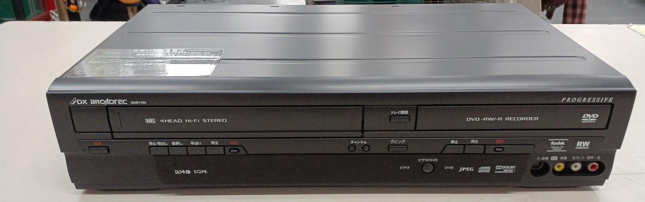 訳あり動作品・ DXアンテナ ビデオ一体型DVDレコーダーDXR170V DXアンテナ DXR170V DVDレコーダー VHS一体型 - メルカリ