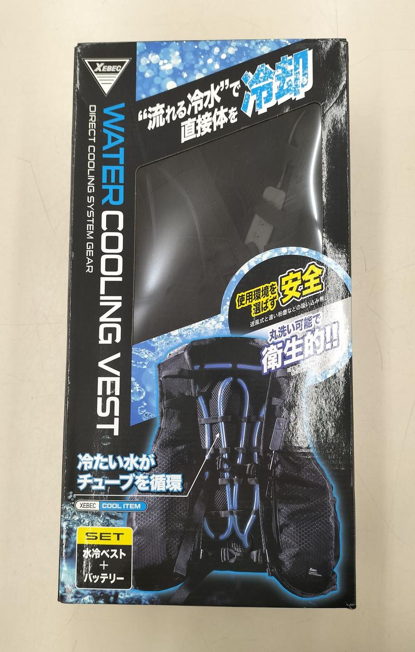 新品　未使用　XEBEC 水冷ベスト セット Amazon.co.jp: XEBEC ジーベック 水冷式冷却ベスト 春夏用 クロ