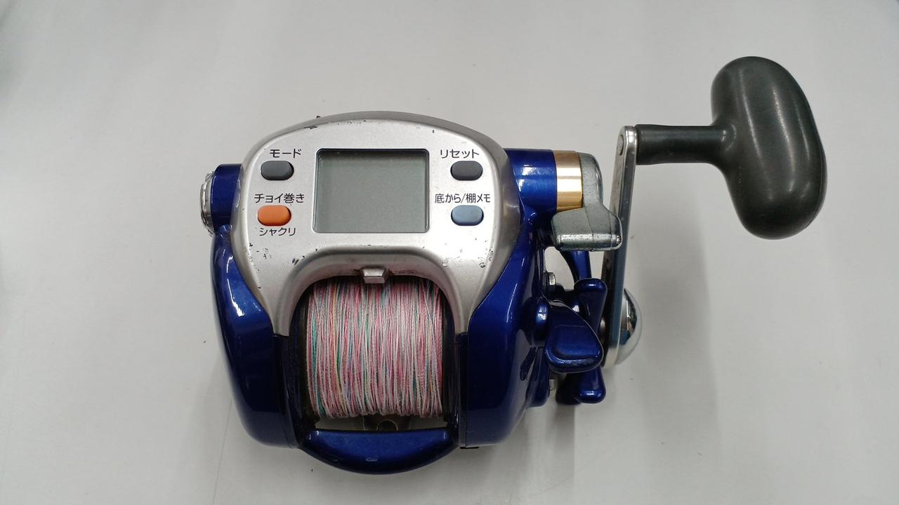 電動リール デジタル表示 シルバー・ブルー 電動リール デジタル表示 シルバー/ブルー動作確認済み