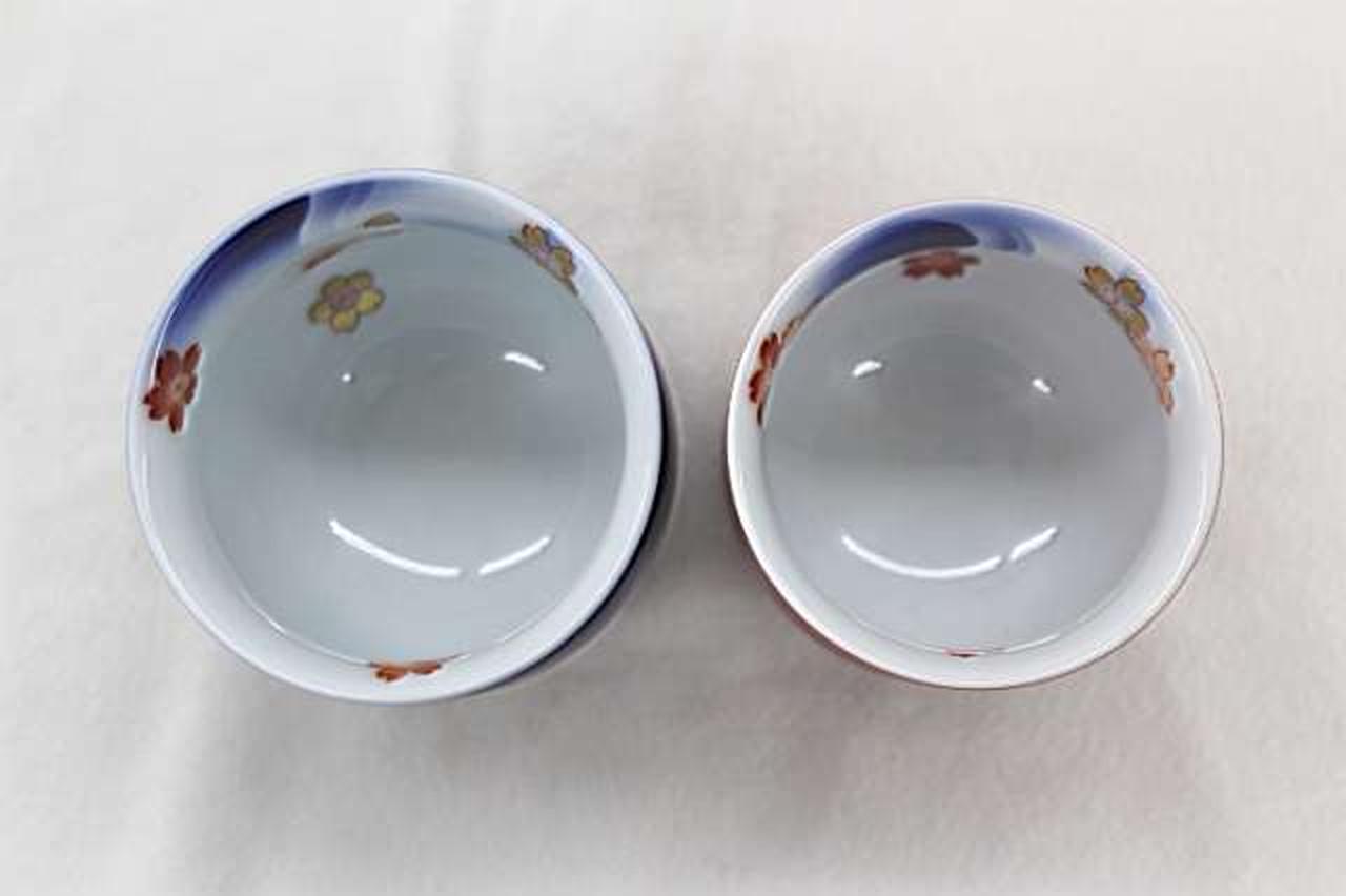 口径 青：7.5cm/赤；7cm