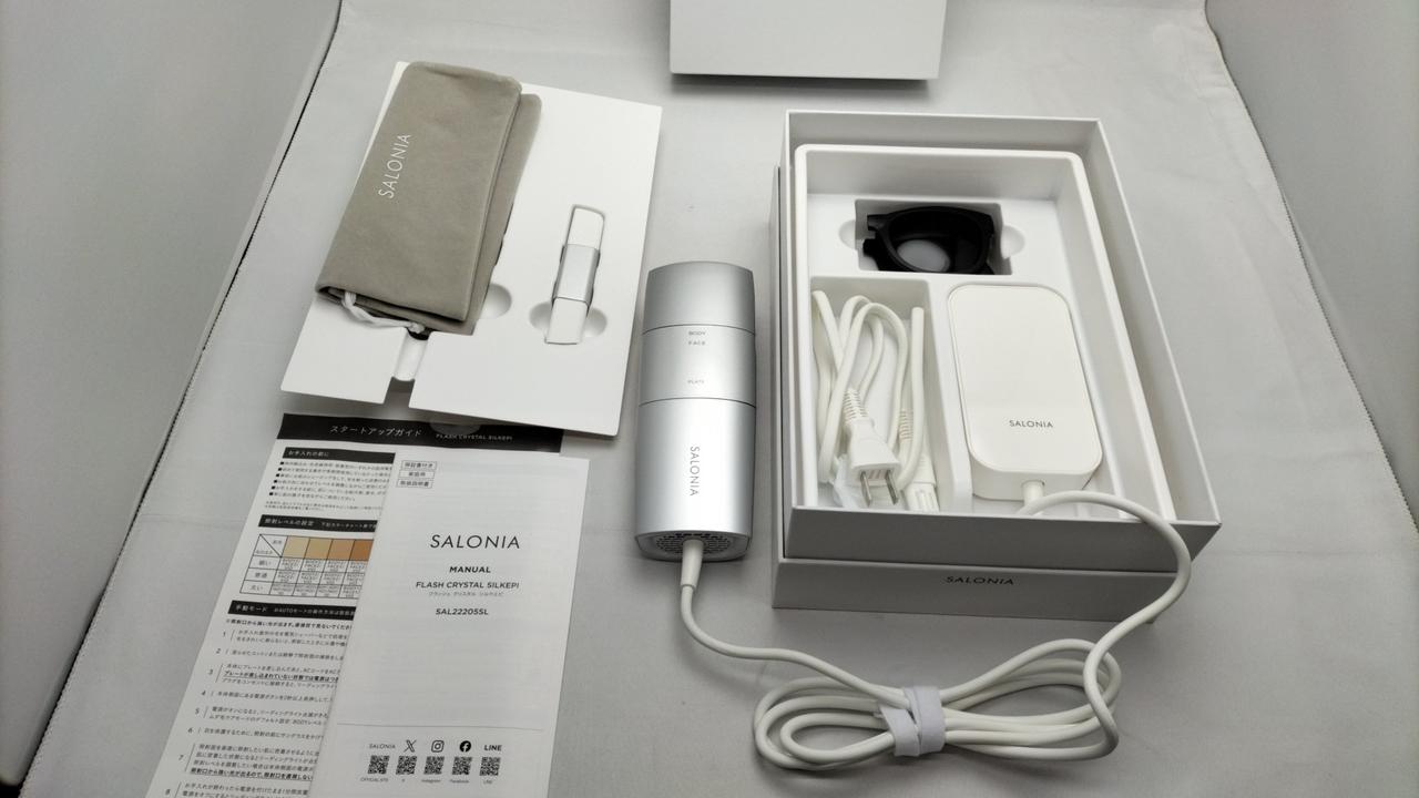 SALONIA FLASH CRYSTAL SILKEPI 脱毛器 フラッシュ クリスタル シルクエピ | SALONIA(サロニア)公式サイト