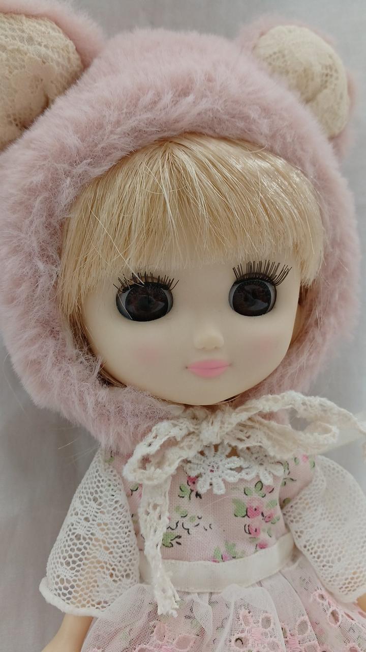 ほっぺがほんのりピンクで可愛い！