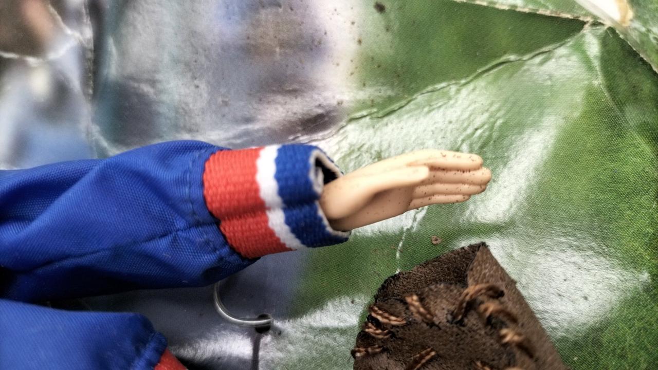 グローブの汚れ