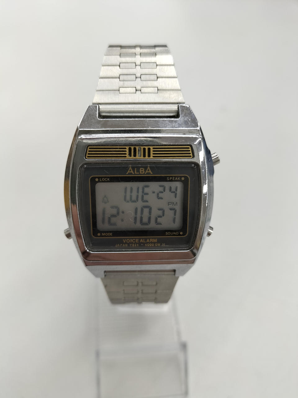 希少なボイスアラーム。文字ゴールド