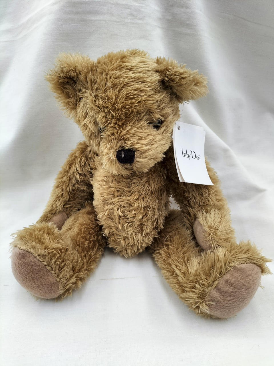 全長30cm。頭、手足が回ります。タグ付