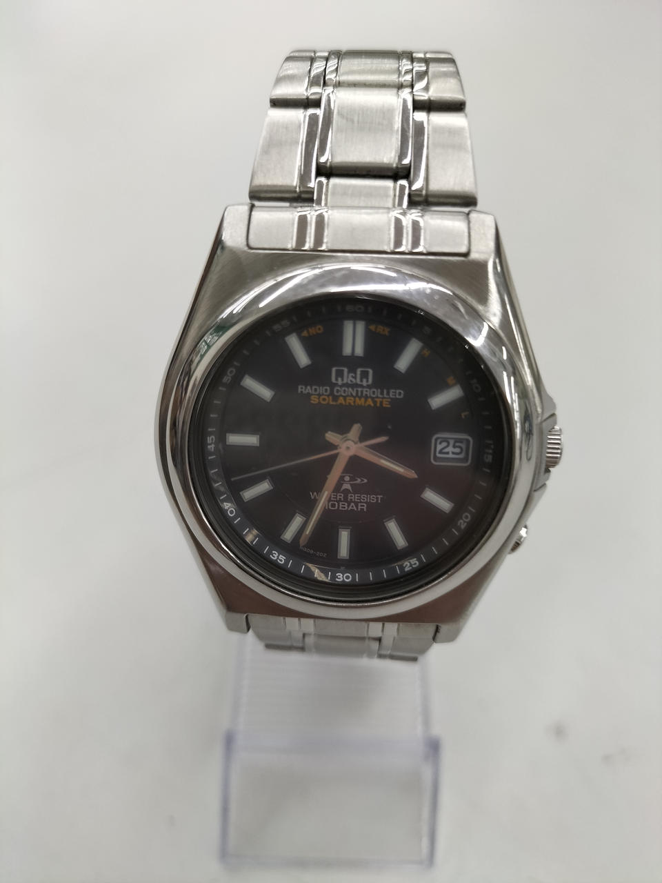 人気の電波ソーラー。ベルト自分で調整可能