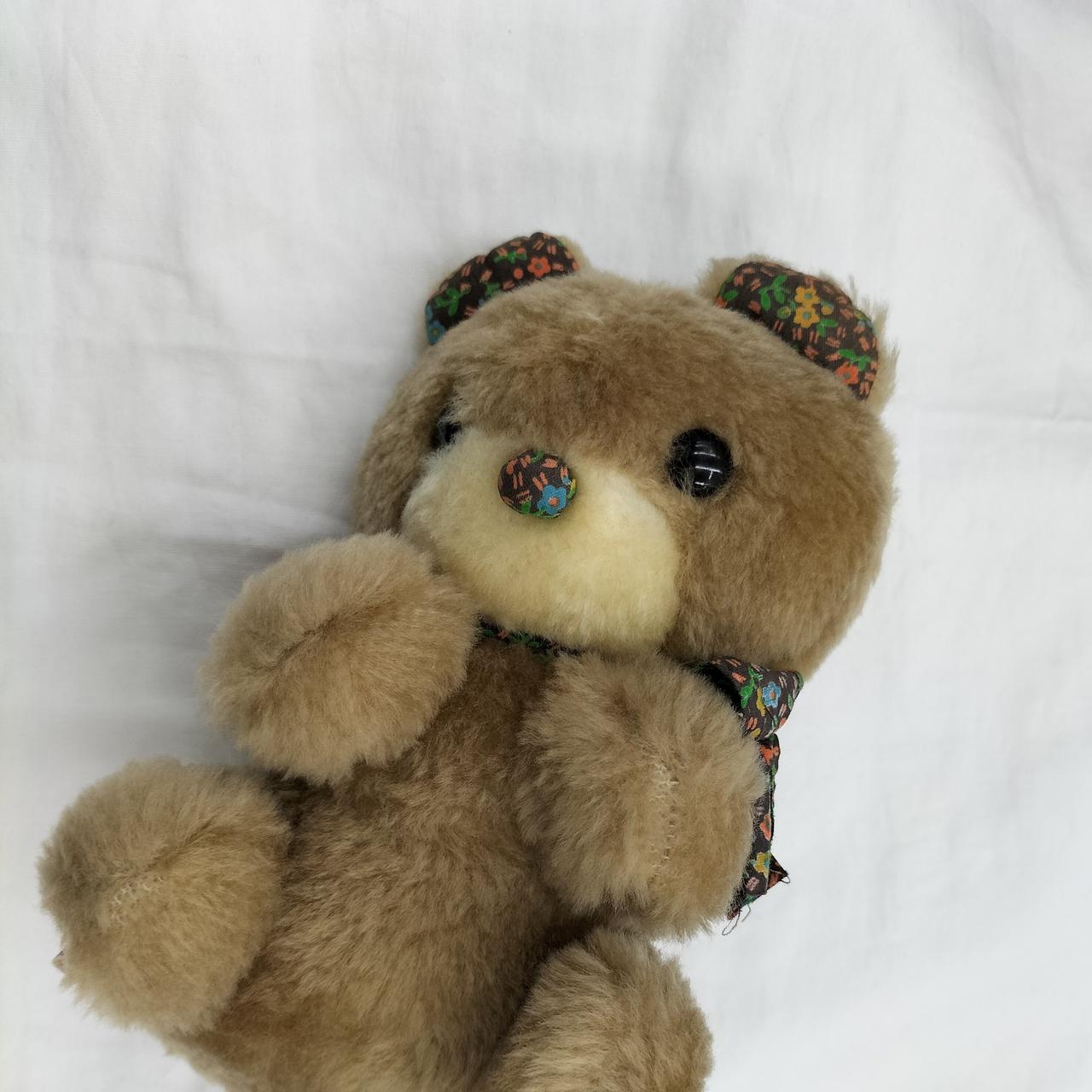 花柄 クマ か ネコ ぬいぐるみ