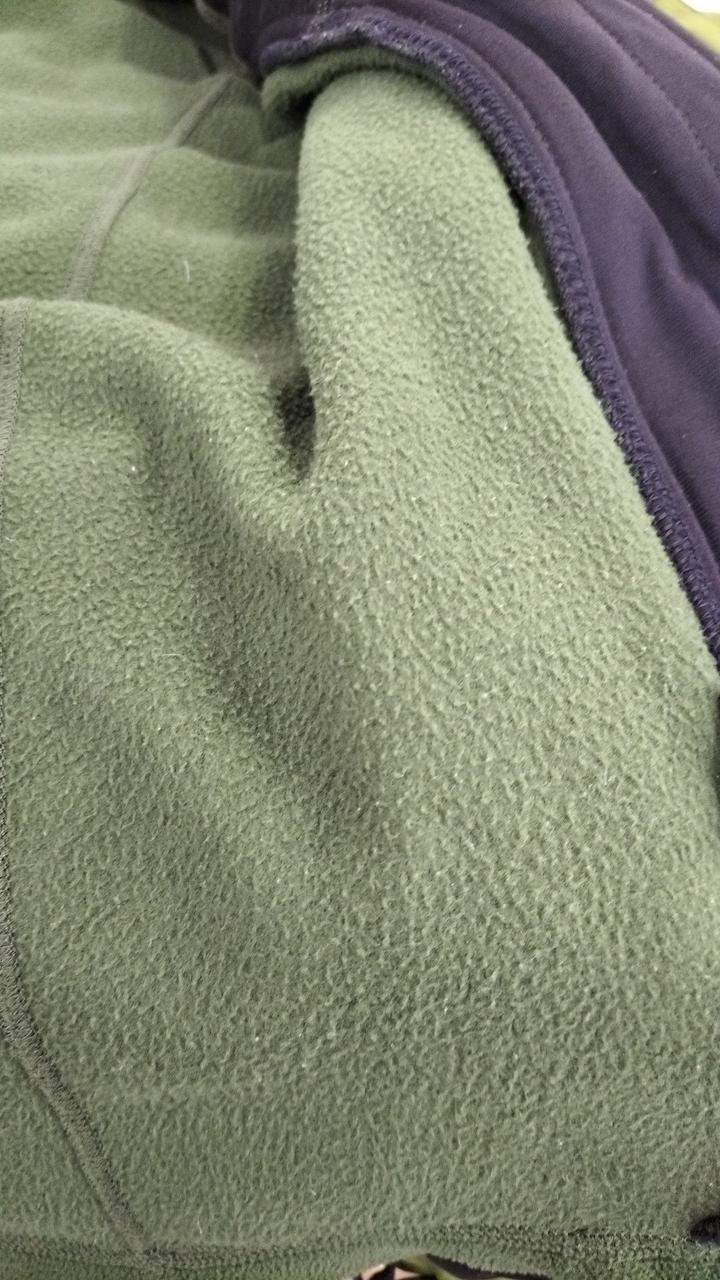 フリース部分着用感有り