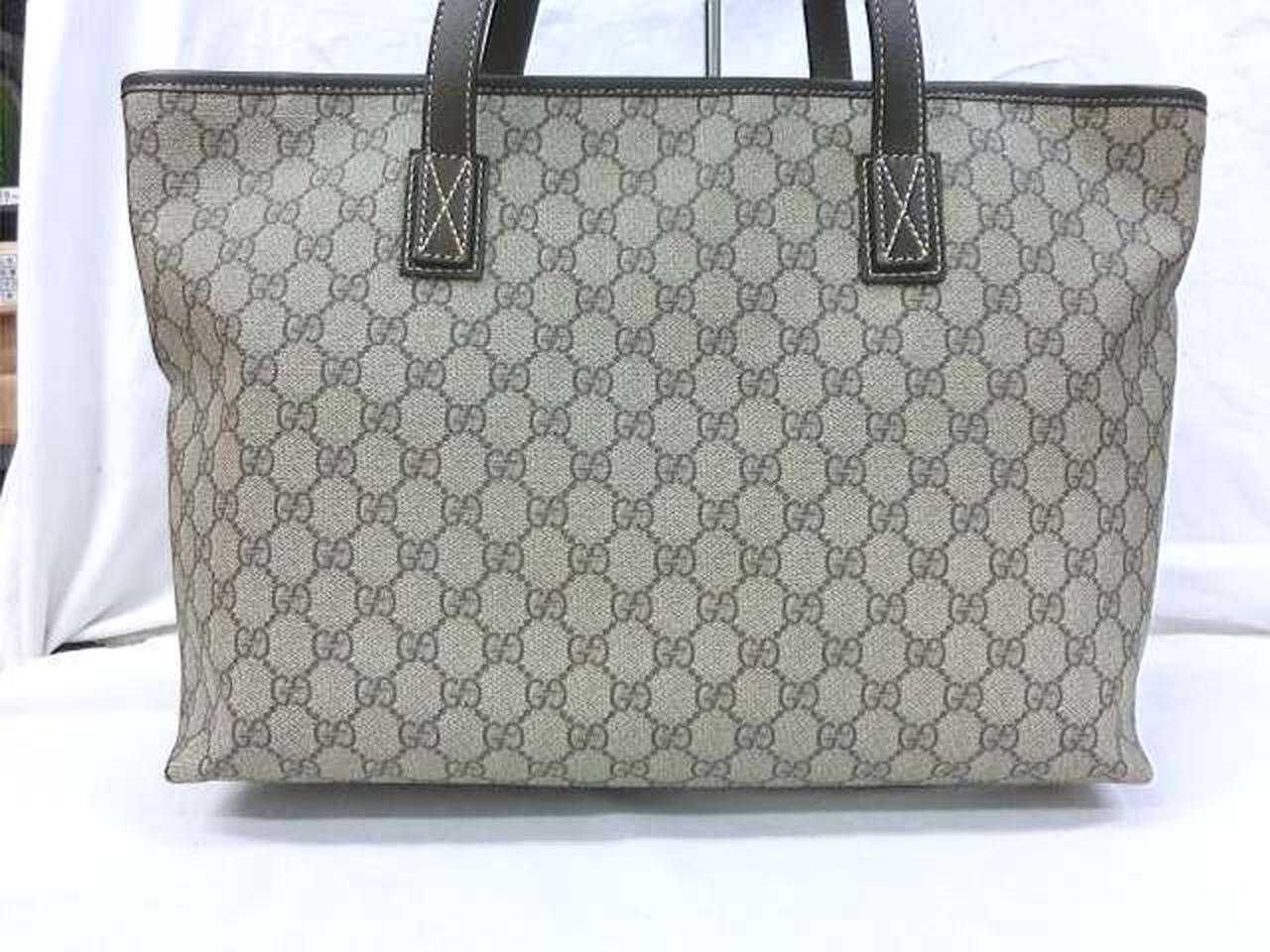 グッチ　トートバッグ グッチシマ GUCCI グッチ トートバッグ ブラック×ゴールド金具