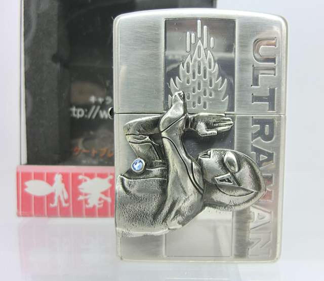 Zippo ウルトラマン　未使用　USA製 Zippo ULTRAMAN 23K-Gold Logo Silver Plating Both sides