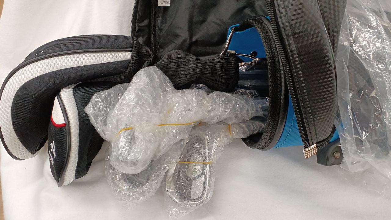 キャディーバッグ＆クラブ５本セット GOLZY|クラブ5本セット&スタンド式キャディバッグ|HARDOFFオフモール