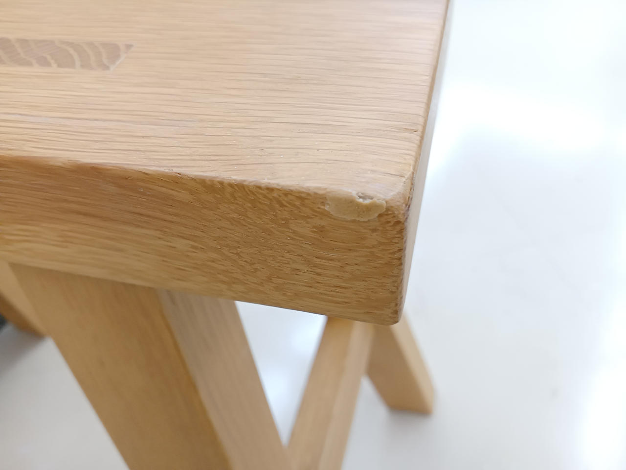 (D) 【あこ・発送用】無印 ベンチ④ 無印良品 オーク材ベンチ 家具配送 - メルカリ