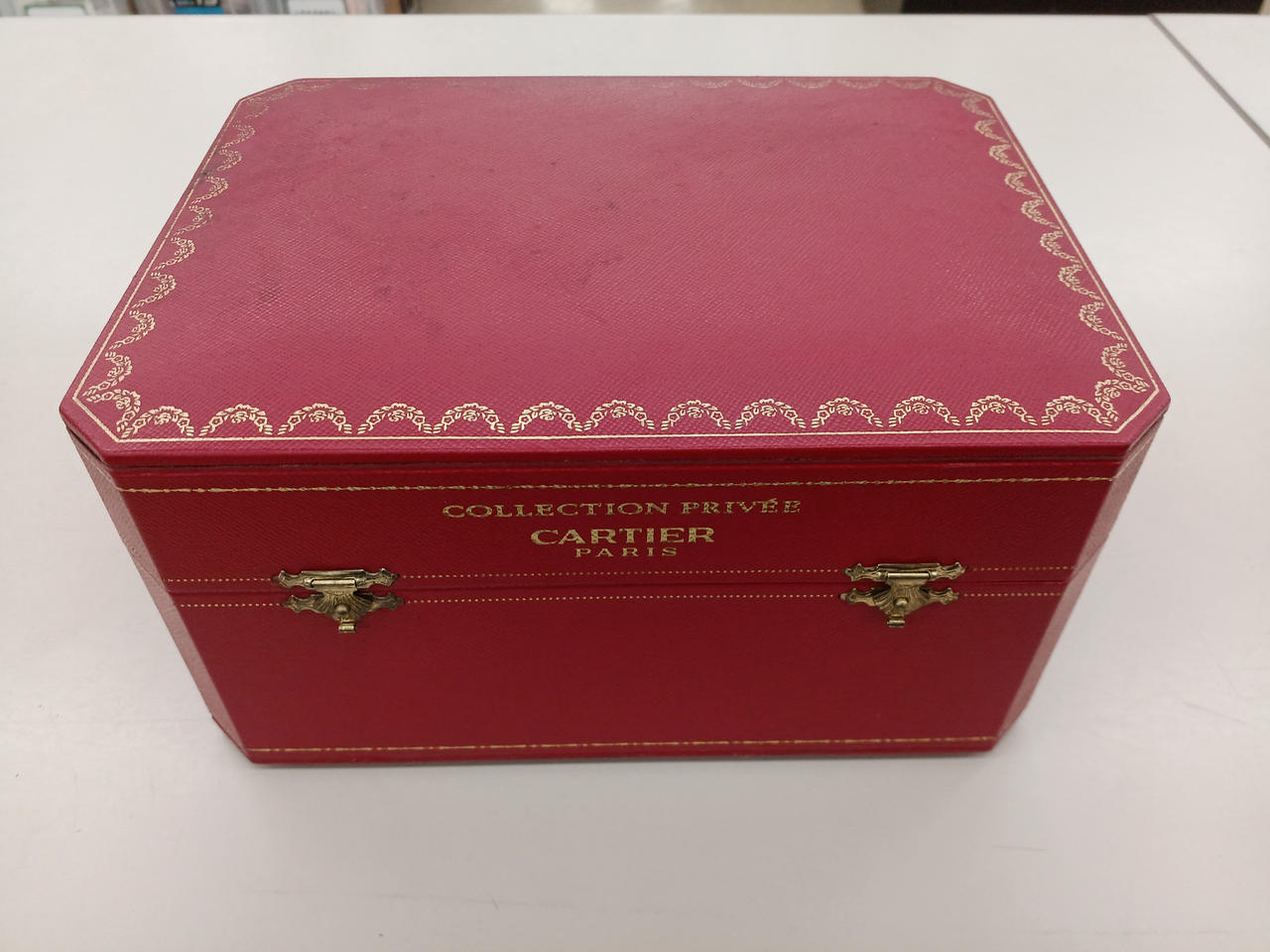 Cartier 時計ボックス Cartier カルティエ カーフレザー ウォッチケース 時計ケース