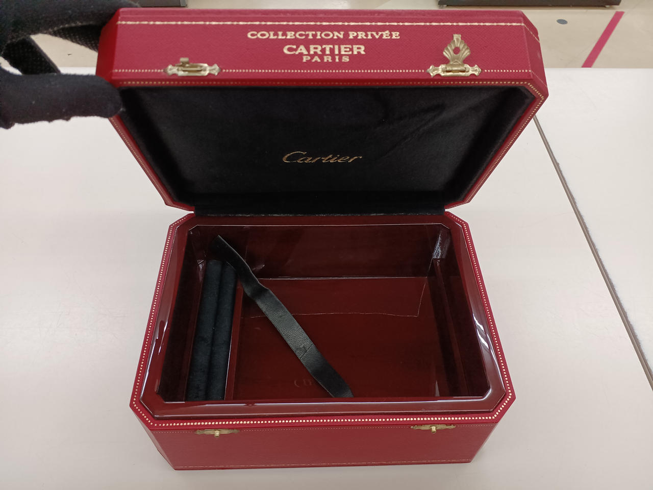 Cartier 時計ボックス CARTIER|カルティエ 腕時計BOX ジュエリーボックス 汚れあり