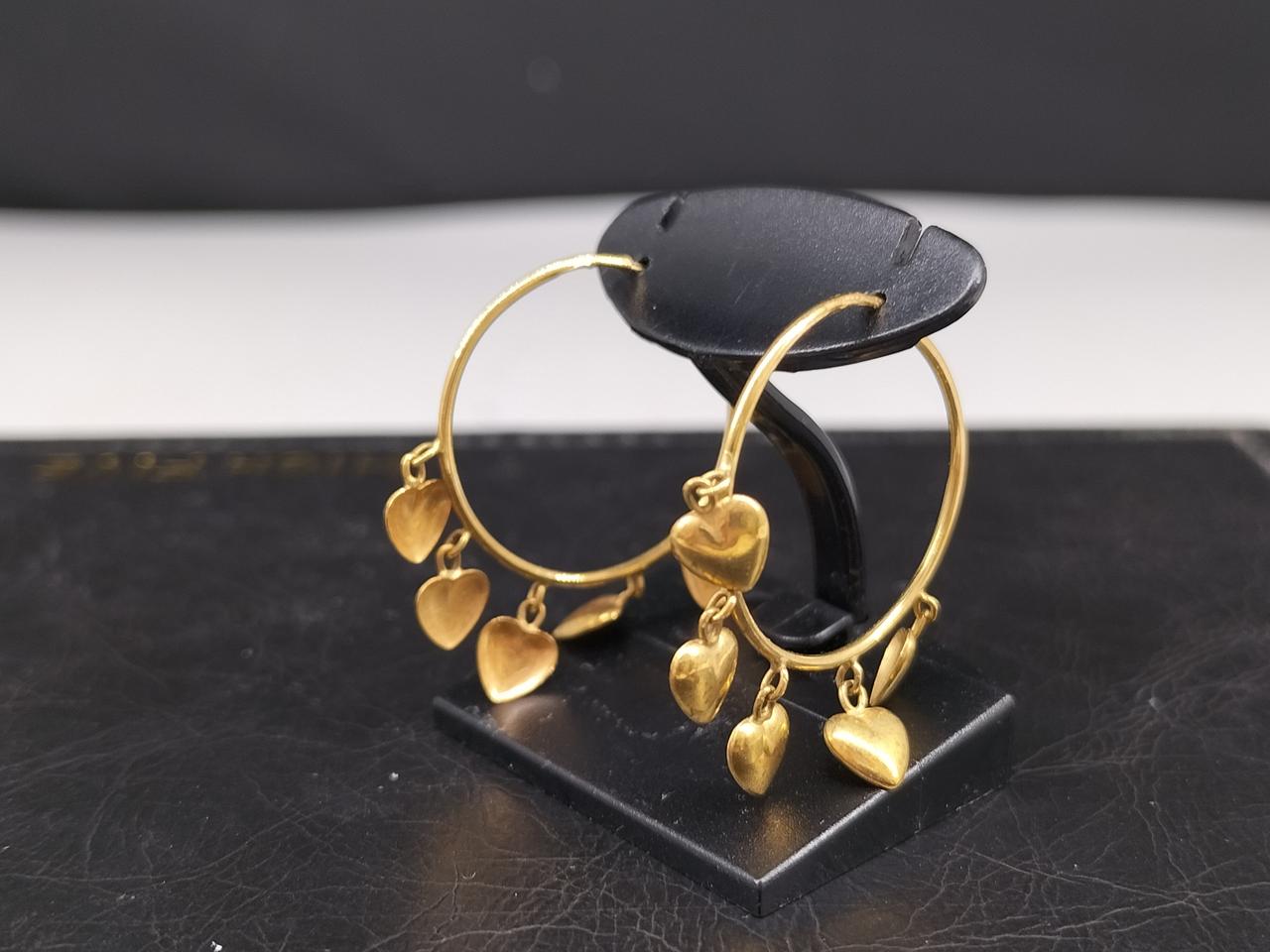 K18 型番：K18 K18 750 ハートデザインピアス 19,250円