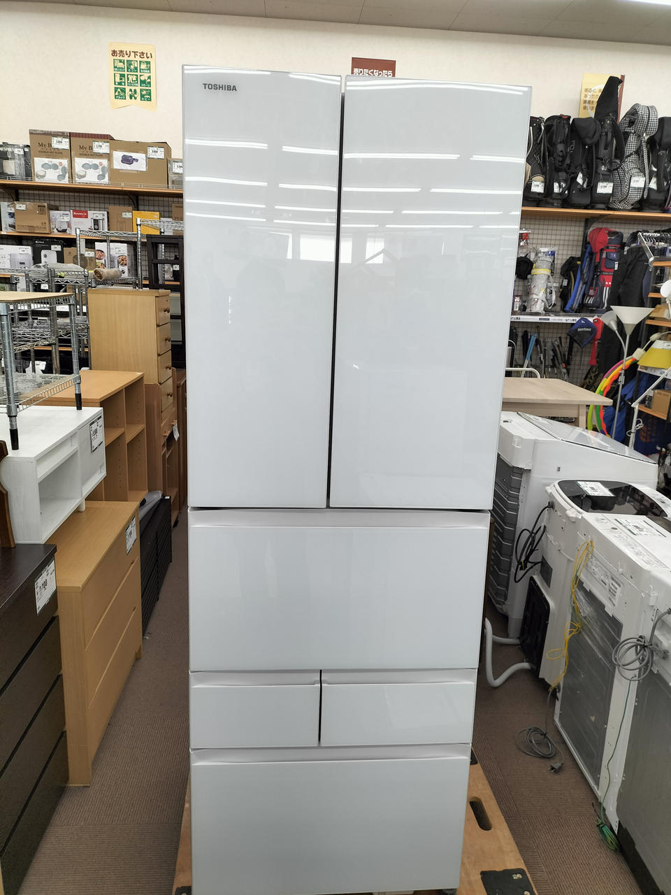 TOSHIBA 大型冷蔵庫 AJU様専用 F094 TOSHIBA 大型冷蔵庫 2020年製 462L