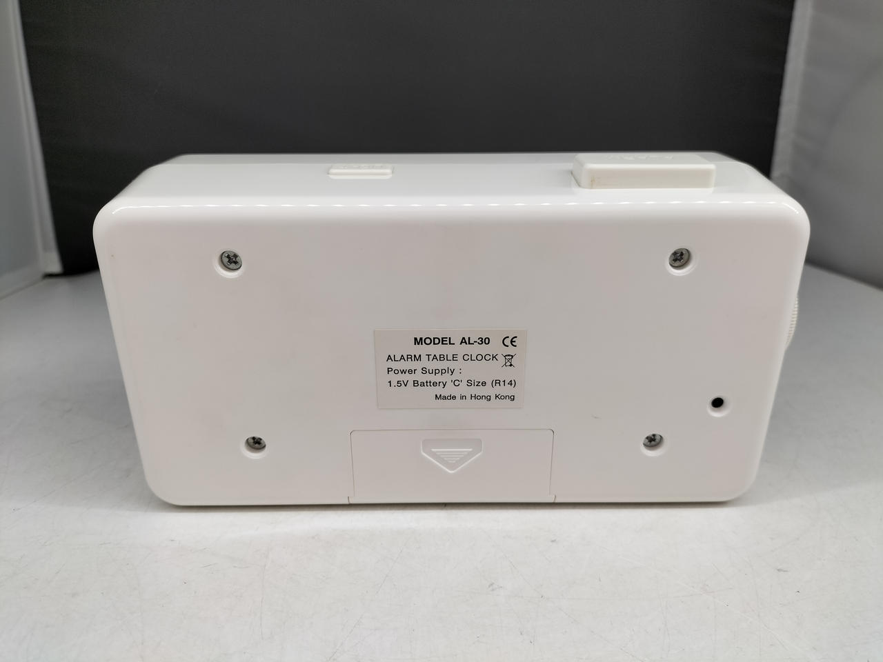 TWEMCO|土トゥエンコ パタパタアラームクロック 白 可動品