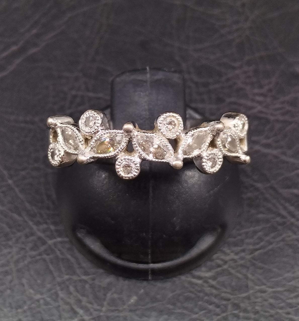 D0.41CT 型番：K18 K18 ダイヤモンド付きリング