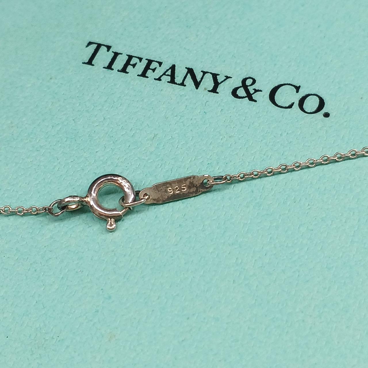 【美品】Tiffany ティファニー ダブルハート ネックレス 緑 SV925 TIFFANY&Co. TIFFANY&CO. ティファニー リターントゥ ダブル