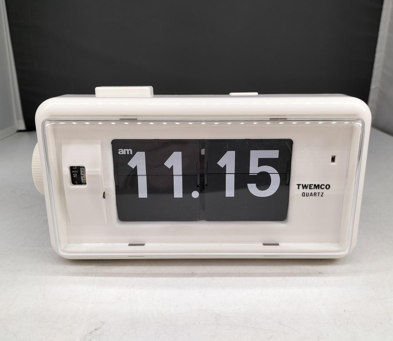 TWEMCO|土トゥエンコ パタパタアラームクロック 白 可動品