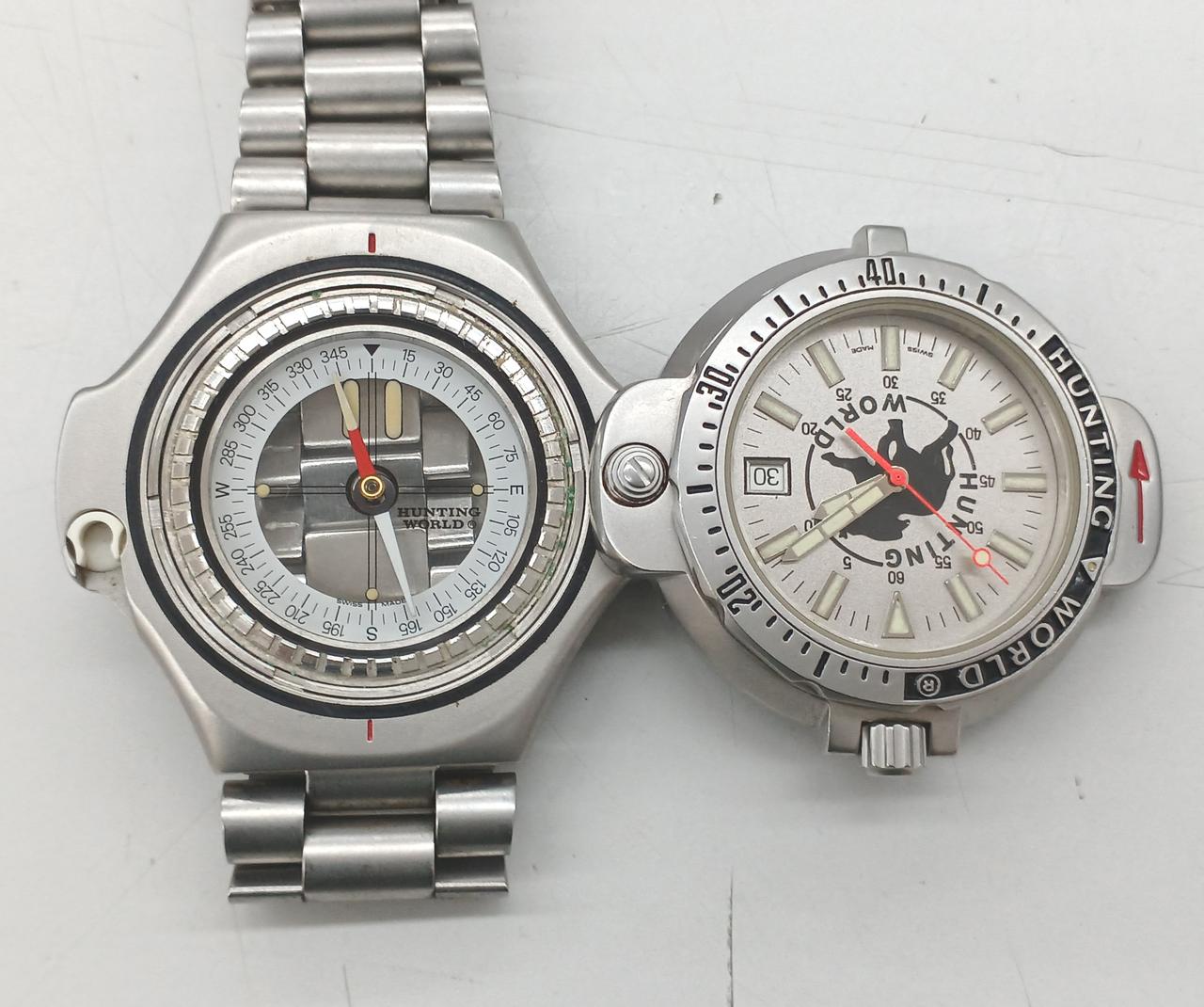 HUNTING WORLD|ハンティングワールド クォーツ コンパスウォッチ 方位
