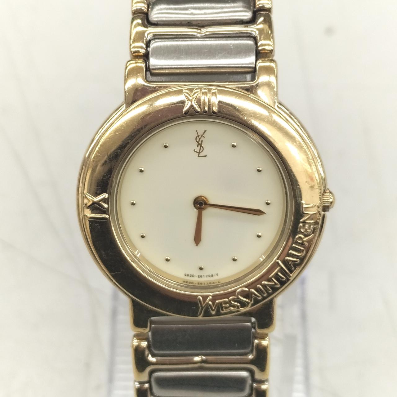 Yves Saint Laurent クォーツ腕時計 YVES SAINT LAURENT|サンローラン クォーツ 稼働品|【ハードオフ公式