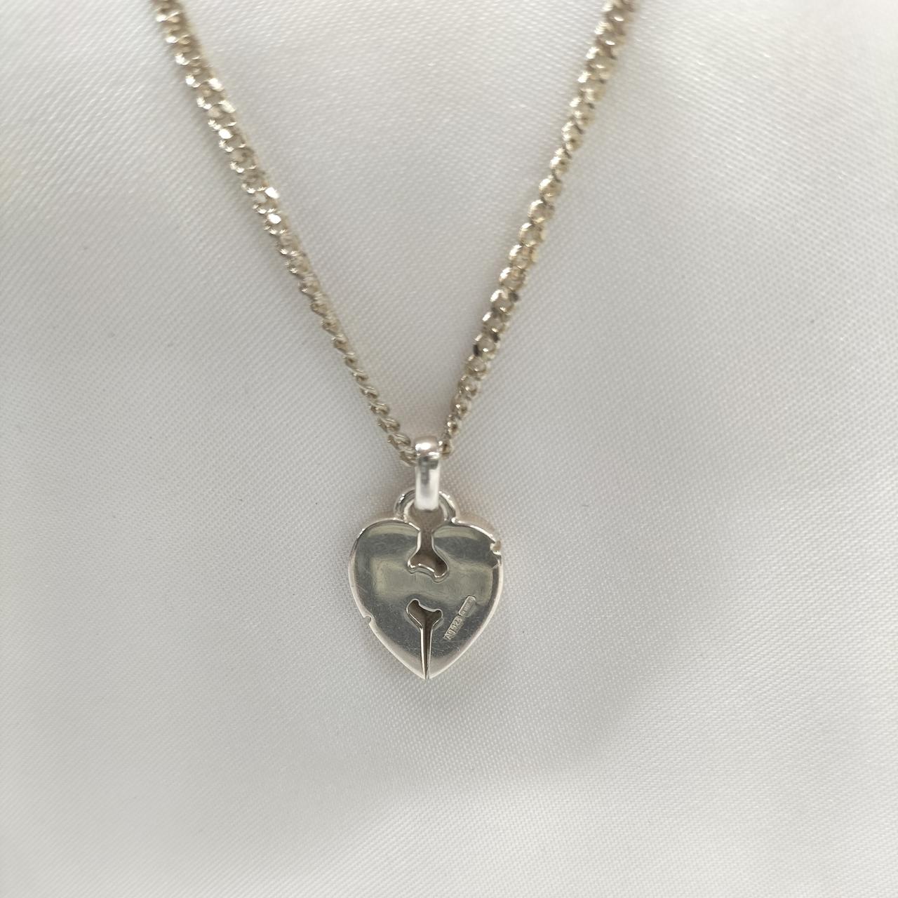 美品 GUCCI ノット ハート ネックレス トップ＋社外チェーン レディース GUCCI グッチ ノット ハート ネックレス レディース シルバー925