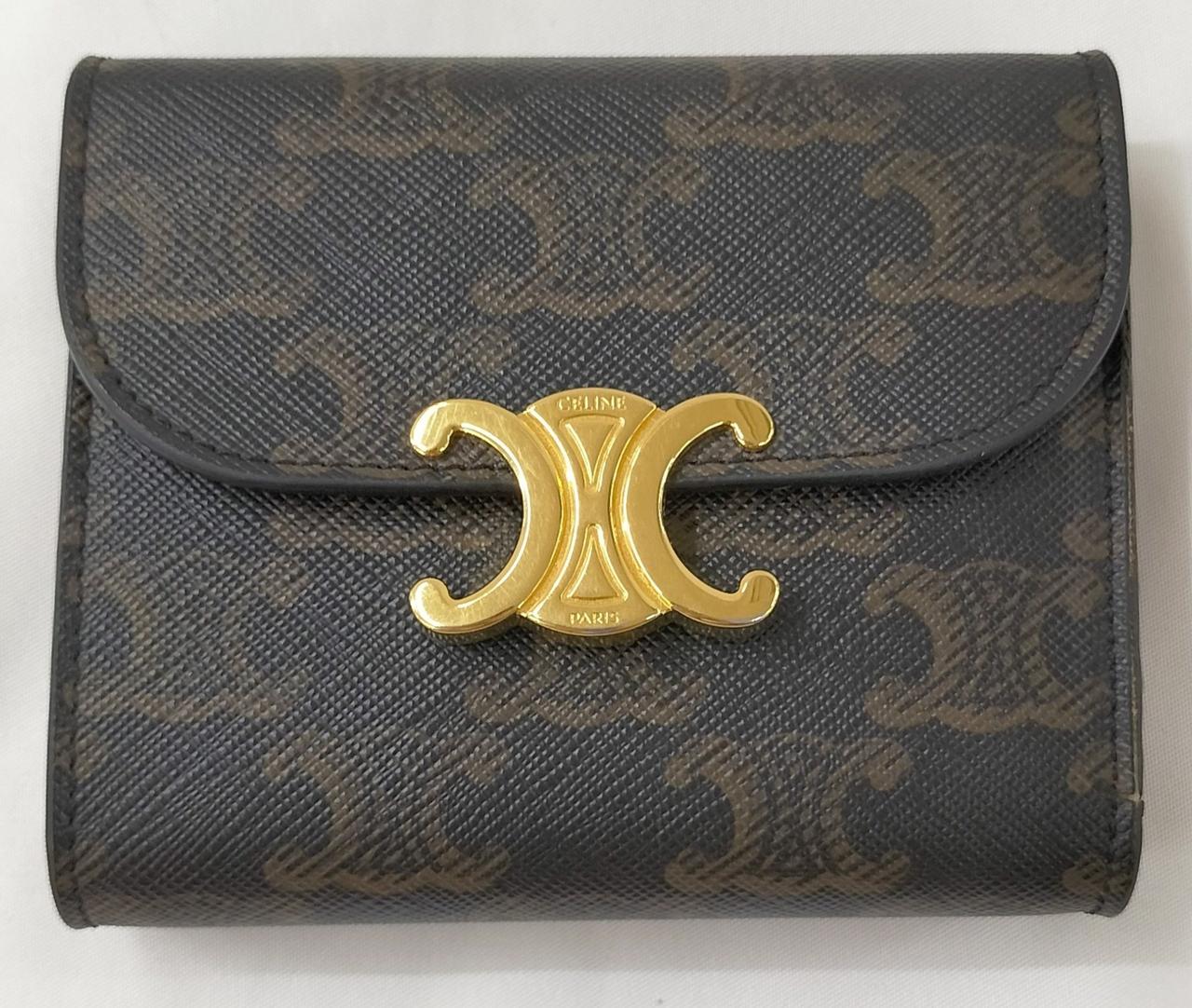 セリーヌ(CELINE)|トリオンフコンパクトウォレット|HARDOFFオフ