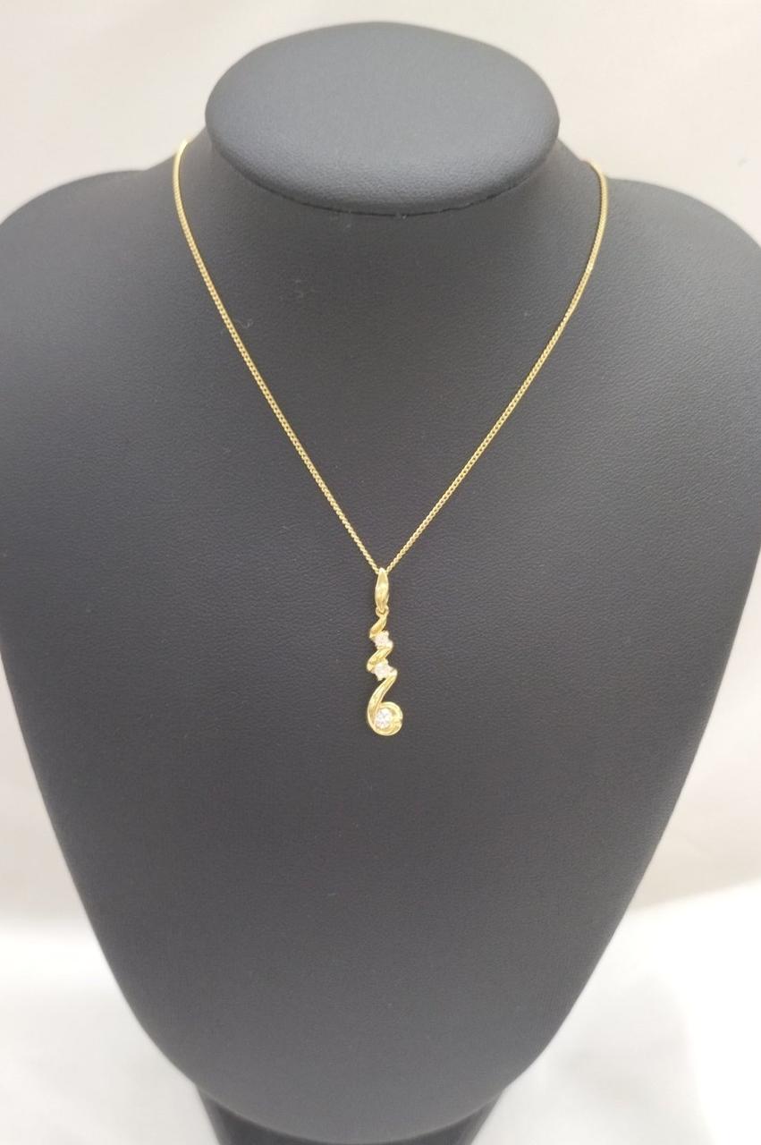 k18/0.2ct/42cm/総3.2g