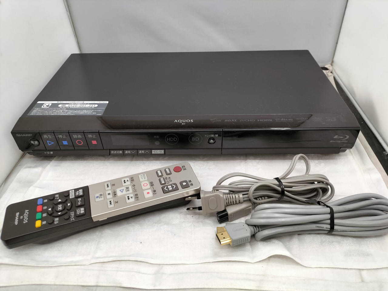 SHARP AQUOS ブルーレイ BD-W560 ジャンク品 AQUOS ブルーレイ