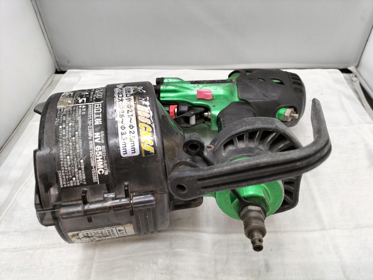 日立 高圧ロール釘打機 NV-65HMC 高槻市の大工さんから日立の