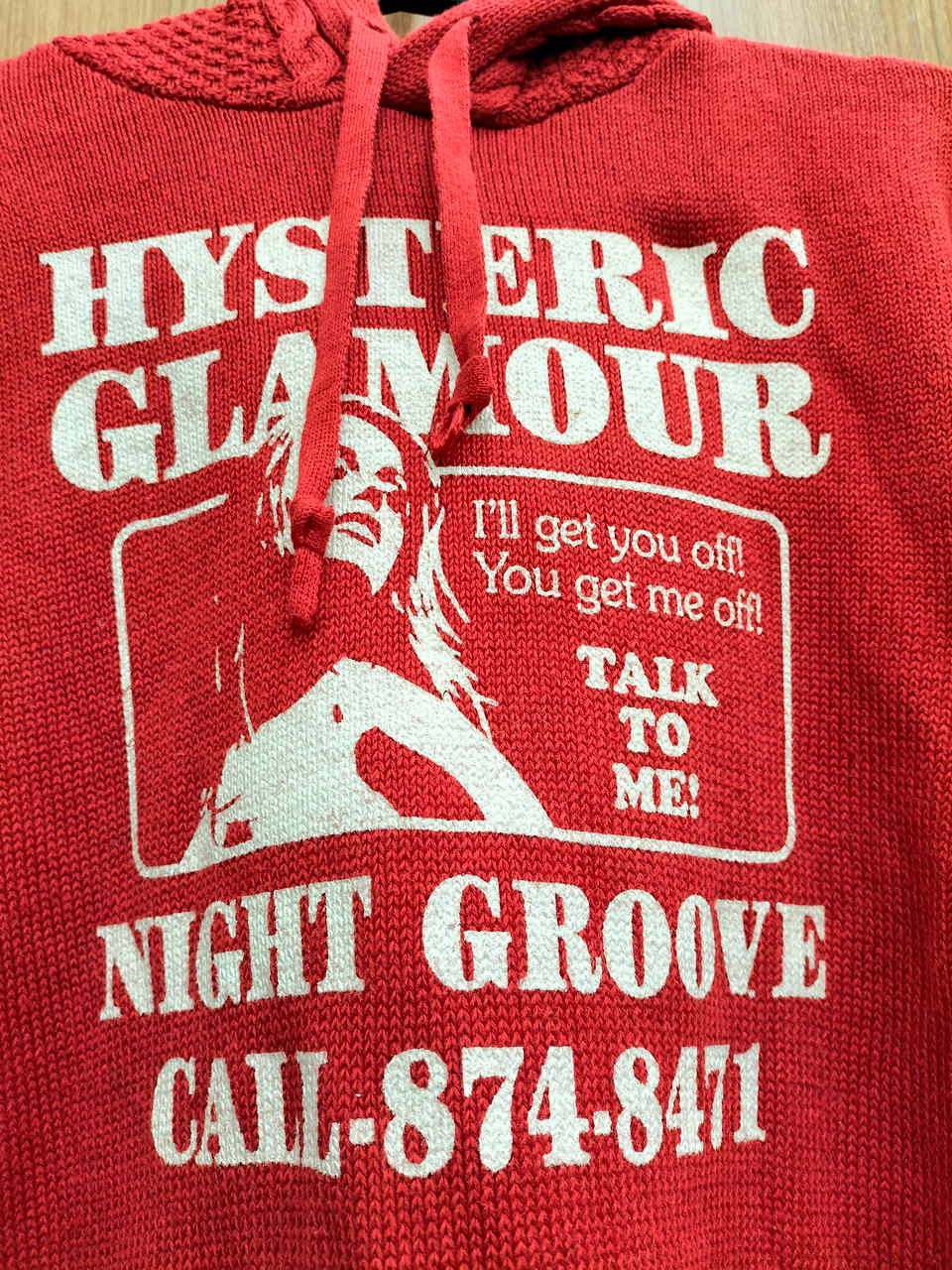 Hysteric Glamourパーカー リネン ニット 薄手 Hysteric Glamourパーカー リネン ニット 薄手 ヒステリック