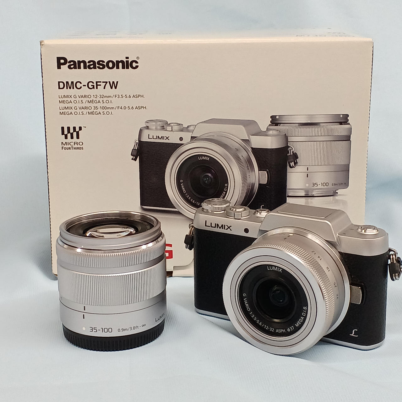 【ジャンク品】Panasonic DMC-GF7W ミラーレスカメラ 望遠レンズ Amazon | パナソニック ミラーレス一眼カメラ DMC-GF7ダブル
