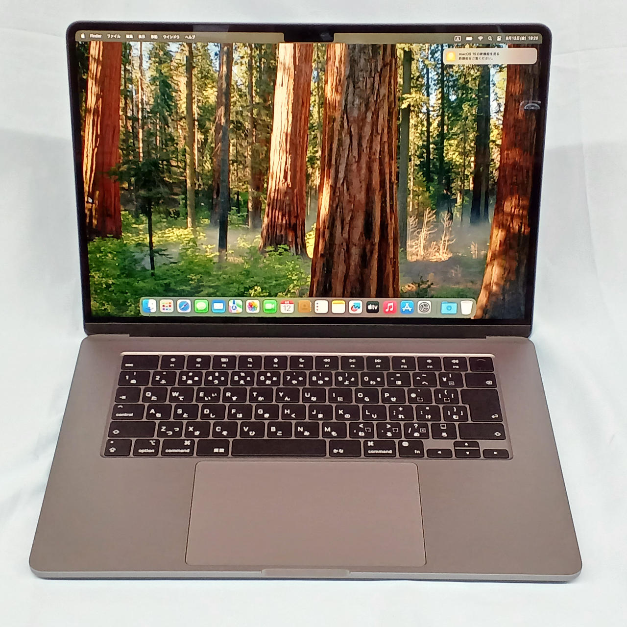 【美品/箱付】MacBook Air 15インチ A3114 M3 2024 アップルコンピュータジャパン(APPLE)|MacBook Air 15インチ M3チップ