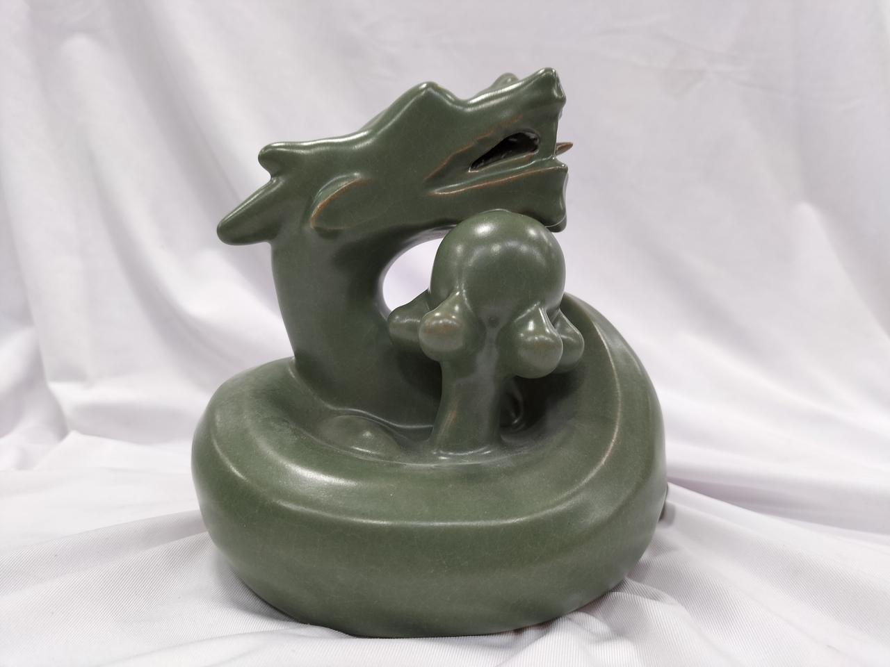 楠部彌弌　青龍　置物 楠部彌弌青龍置物