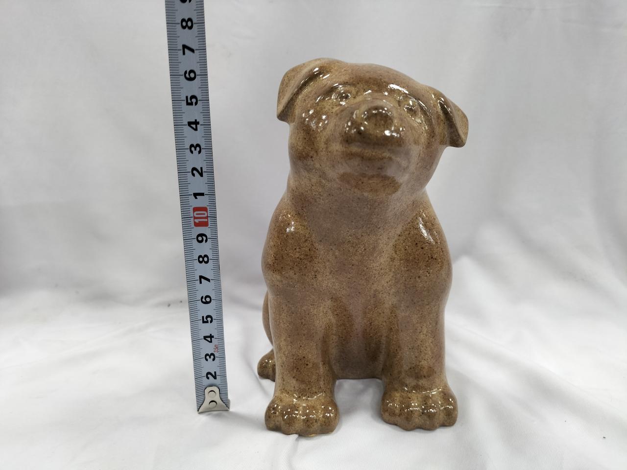 明治金工　古銅　子犬　双犬　置物　G　R6994 明治金工 古銅 子犬 双犬 置物 G R6994