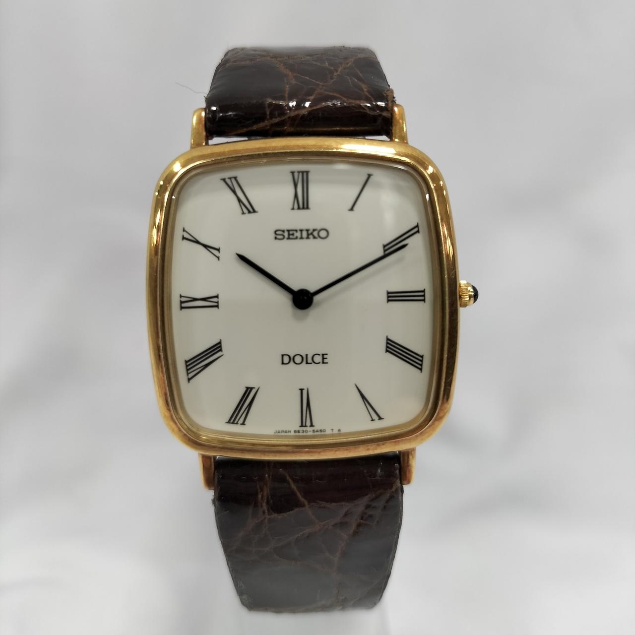 時計 SEIKO Dolce 5E30-5A50 18KT 112275 SEIKO セイコー ドルチェ 5E30-5A50 18KT 金無垢 QZ クォーツ
