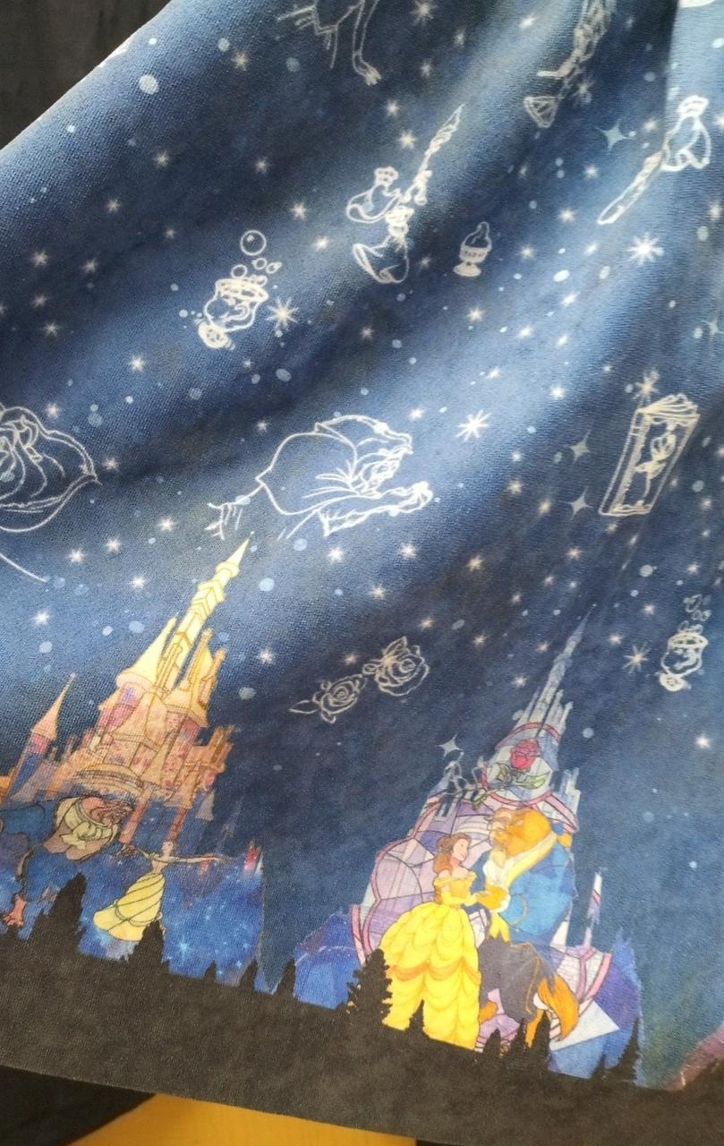 スカート裾部分のプリントです