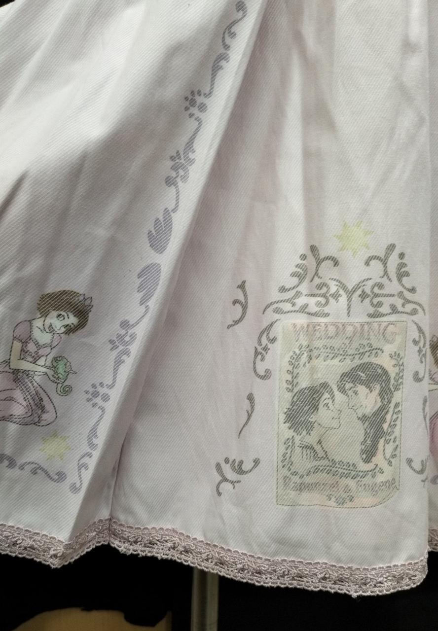 スカート部分のプリントです