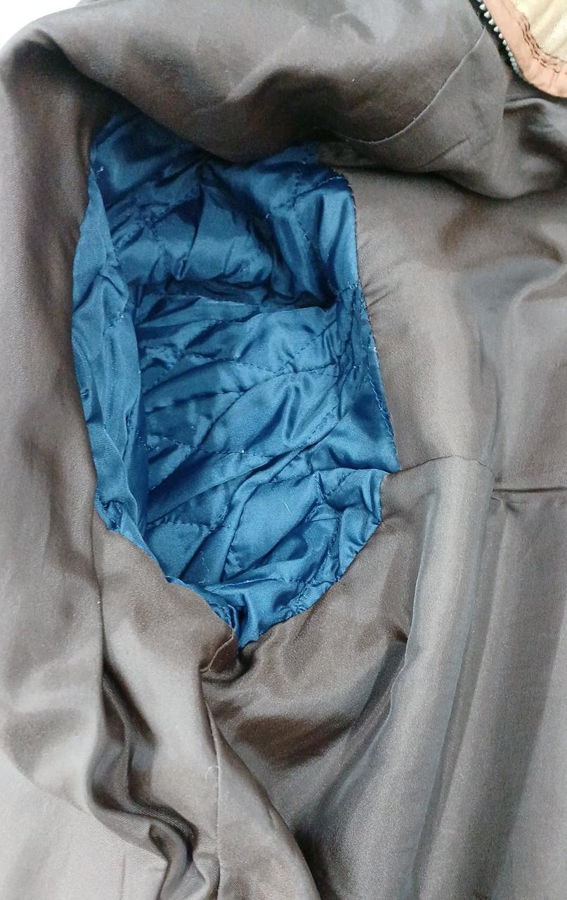 袖裏地はキルティング