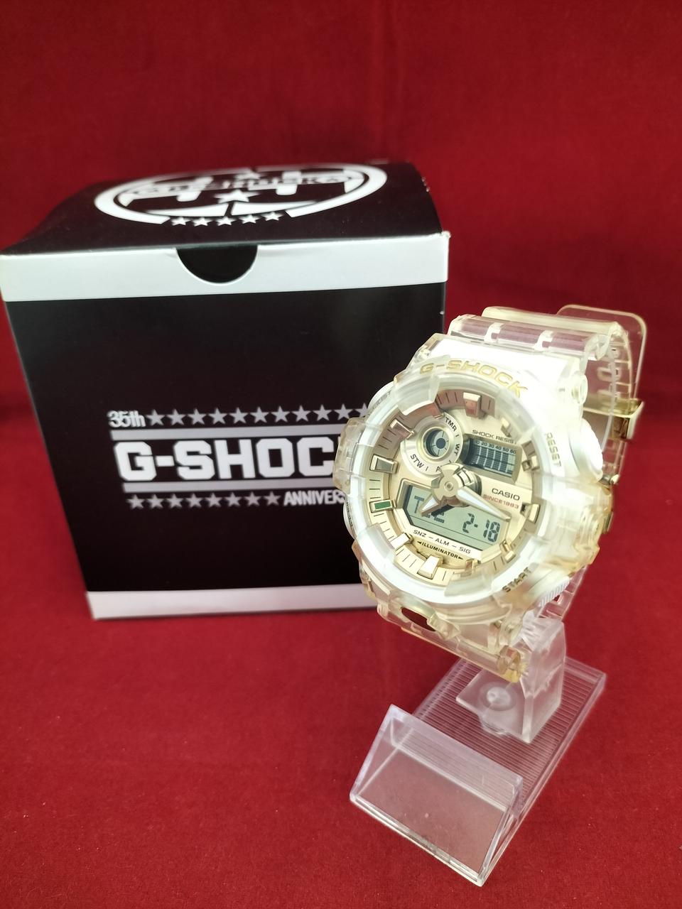 CASIO G-SHOCK 35周年記念モデルGA-735E-7AJR ゴールド Pre-Owned] Casio G-Shock 35th Anniversary GA-735E-7AJR Men Watch