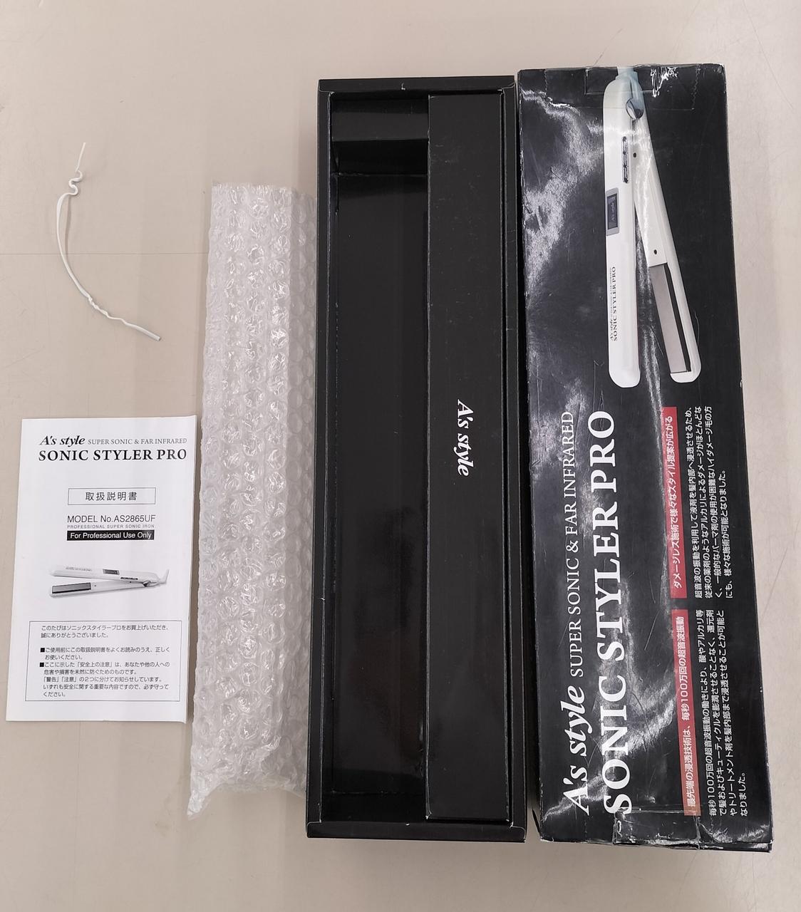 超音波ヘアアイロン A's styleアズスタイル ソニックスタイラープロ A's style(アズスタイル) / SONIC STYLER PRO PREMIERの公式商品