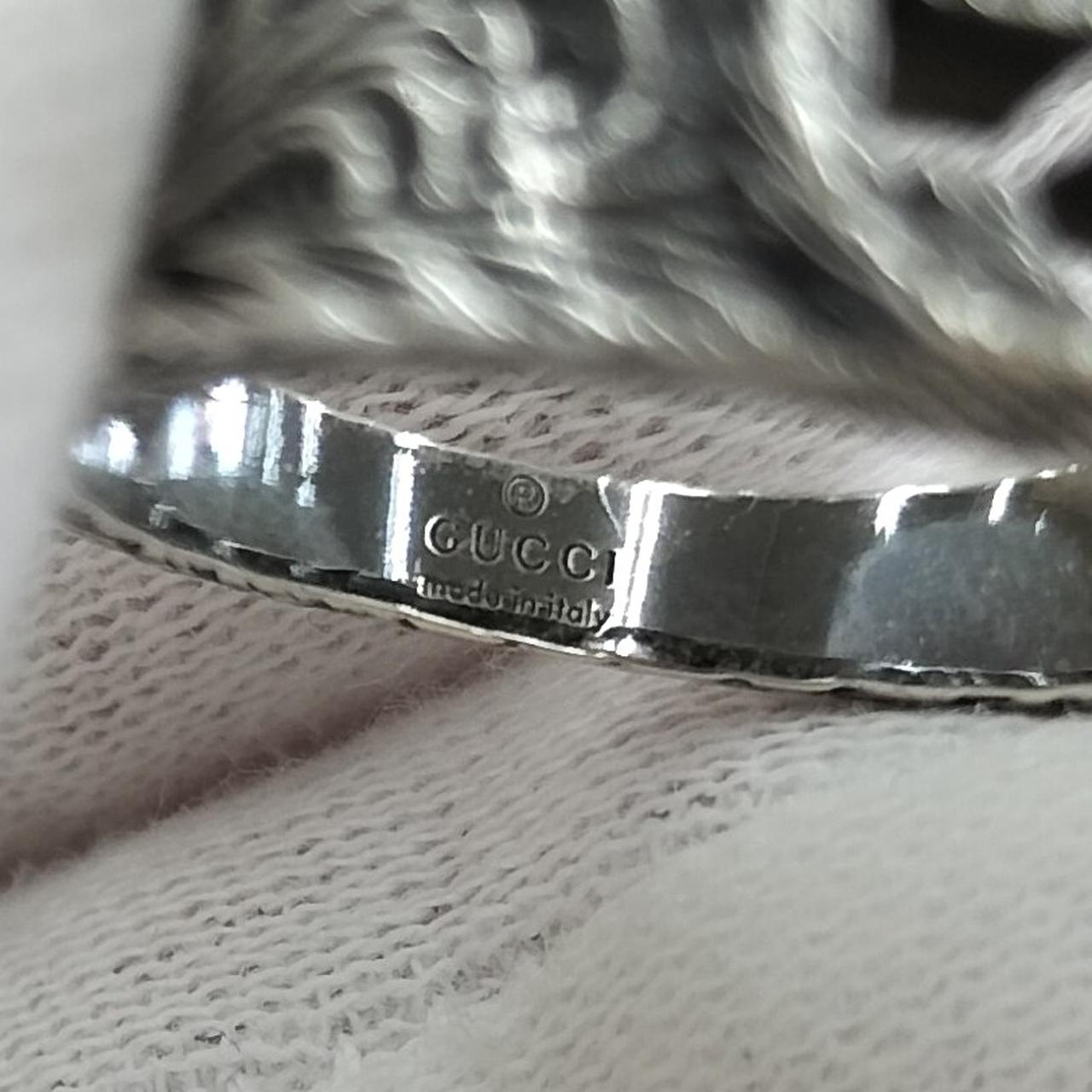 【GUCCI】CG柄 シルバーリング 箱付き　14号 GUCCI シルバーリング 箱付き - メルカリ